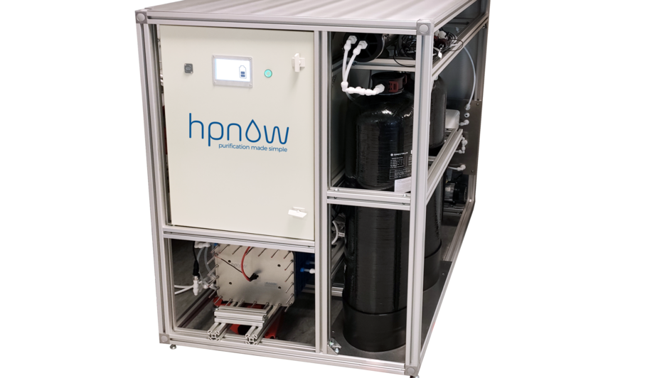 Ein HPGen von HPNow. Das Gerät kann aus Wasser, Luft und Strom H2O2 herstellen. © HPNow
