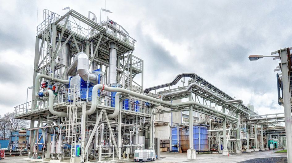 Die neue Membranelektrolyse-Anlage in Ibbenbüren wurde in rund eineinhalbjähriger Bauzeit fertiggestellt.