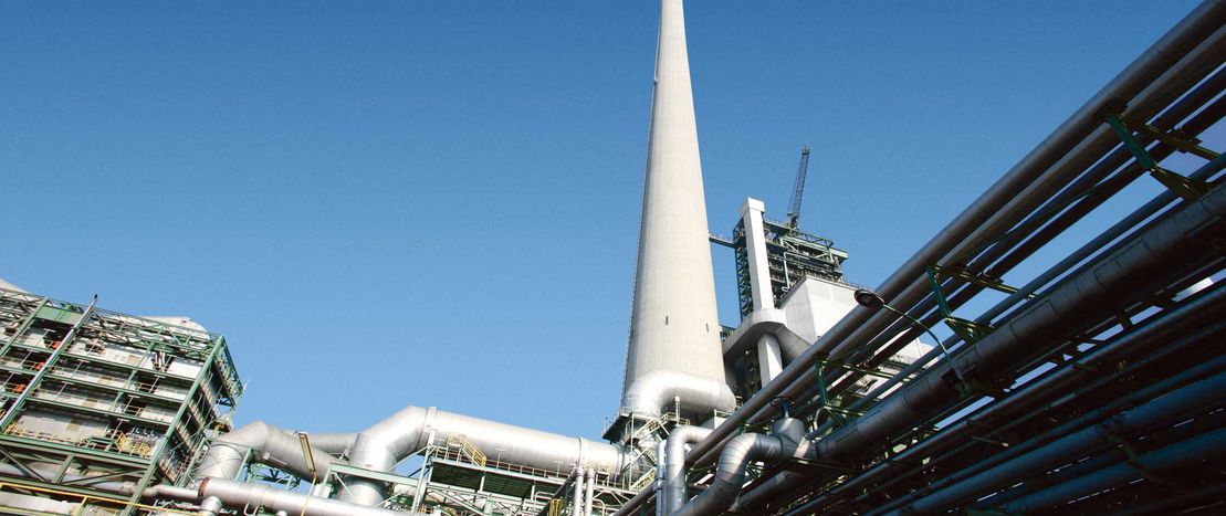 Das Gaskraftwerk in Marl erreicht einen Wirkungsgrad von 90 Prozent.