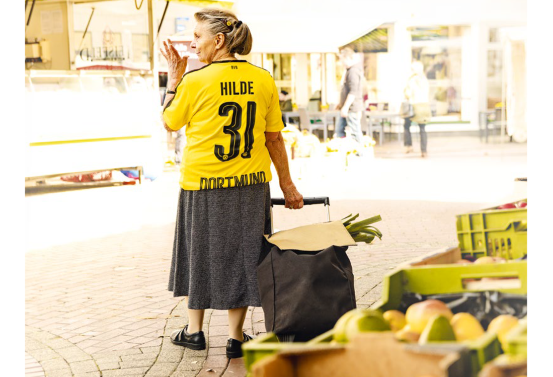 To understand what"Some like wearing the Borussia Dortmund jersey because it also shows how old you feel."
