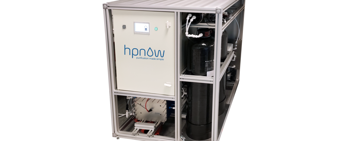 An HPGen from HPNow. The device can produce H2O2 from water, air and electricity. © HPNow